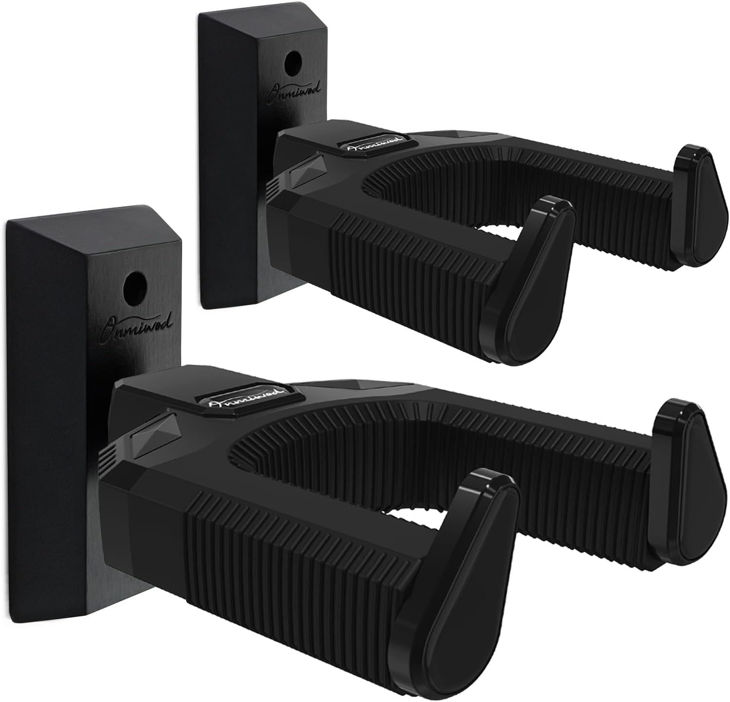Auto Lock Guitar Wall Mount 2 Pack for All Instruments Display