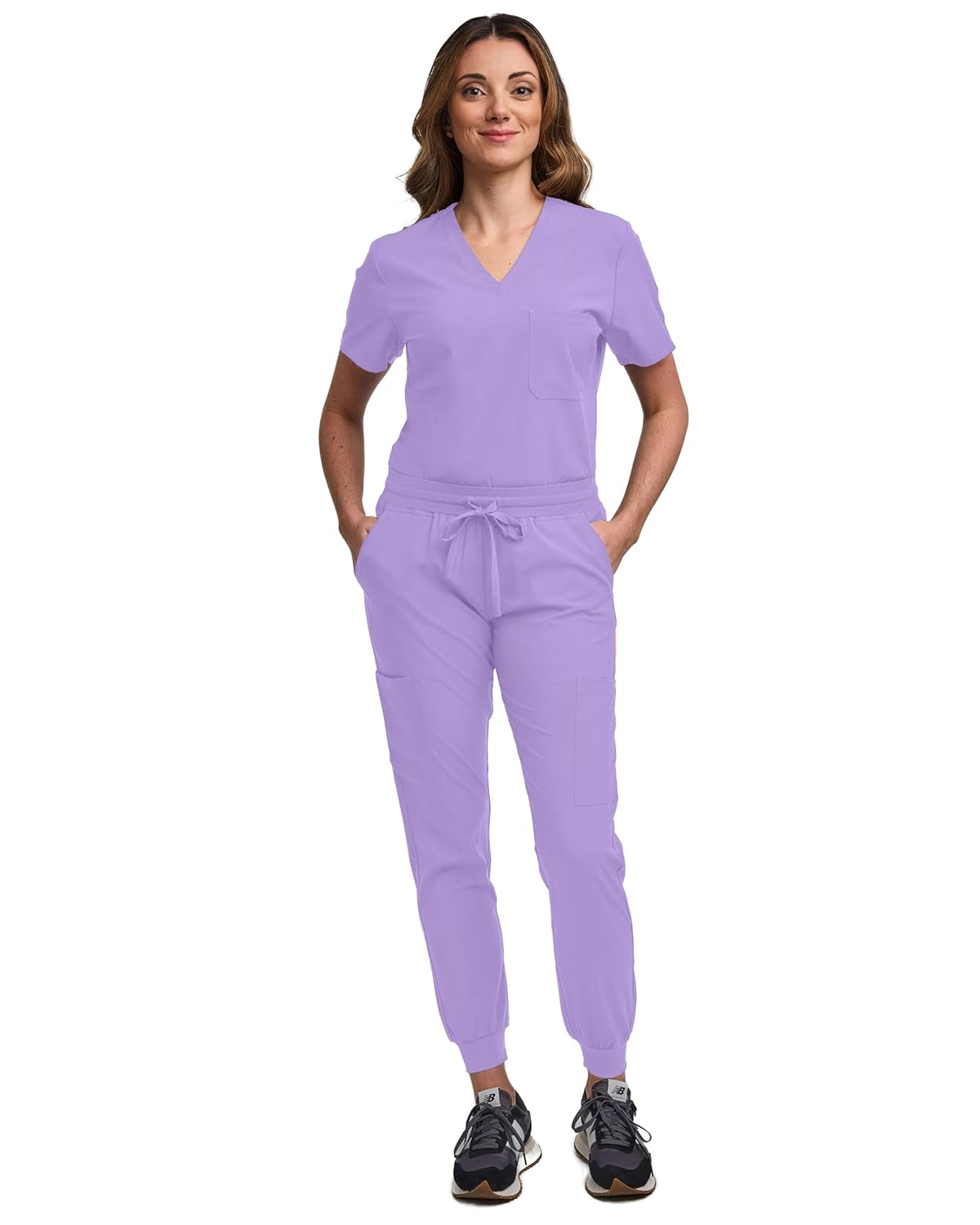 Green Town Scrubs for Women - Stylish Jogger Pant Set