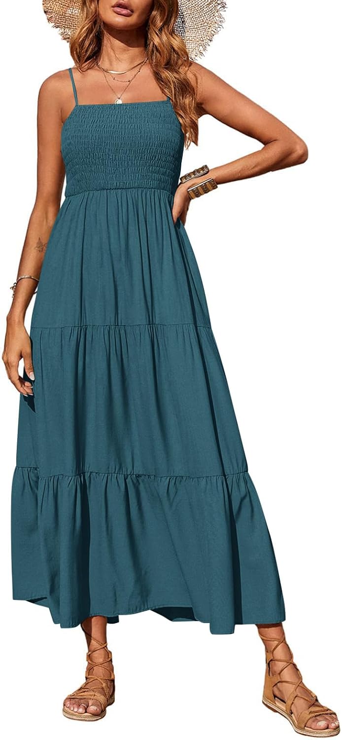 PRETTYGARDEN Women's Summer Maxi Dress for Casual Beach Wear