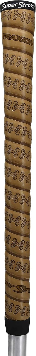 SuperStroke Traxion Wrap Gold Grip | Enhanced Feedback & Stability