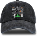 Golf Theme Adjustable Washed Cotton Baseball Cap - Retro Funny Hat
