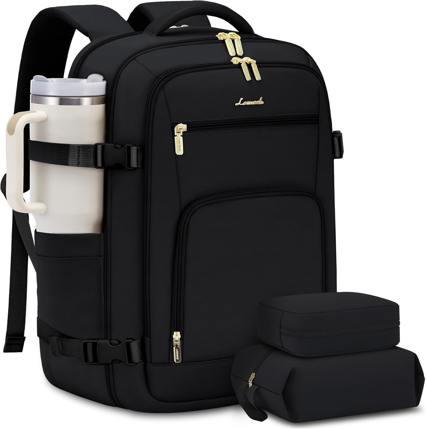 LOVEVOOK Carry On Travel Backpack for Airplanes, 40L Capacity