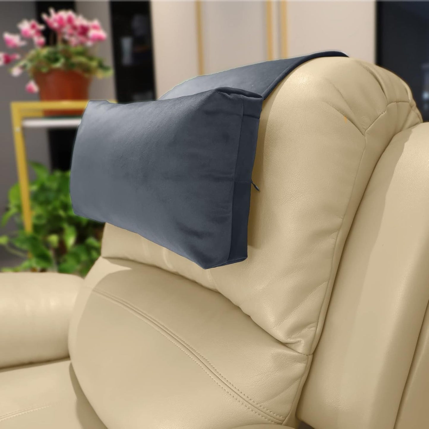 Adjustable Headrest Pillow for Recliners and Armchairs Comfort