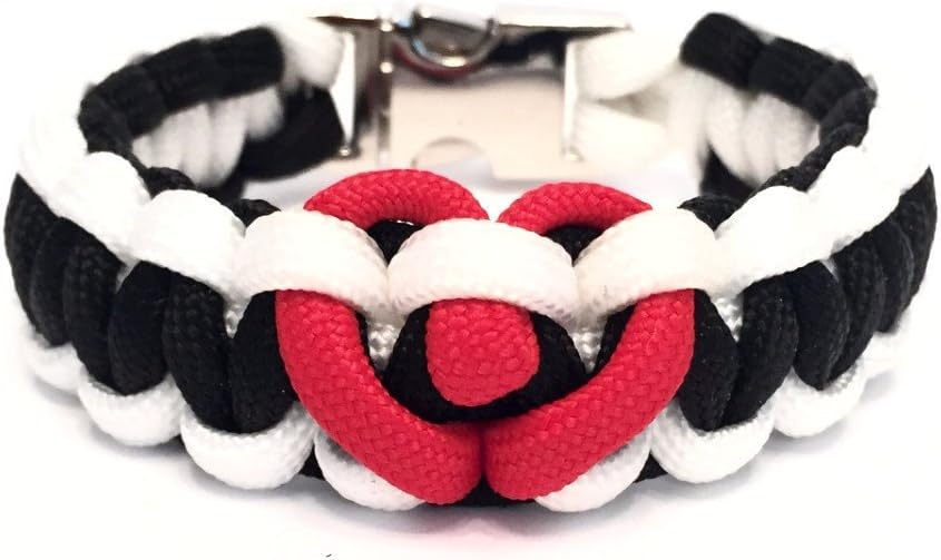 Tru550 Black & White Paracord Bracelet 8.0
