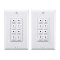 Countdown Digital Wall Timer Switch for Exhaust Fan - Simple One-Touch