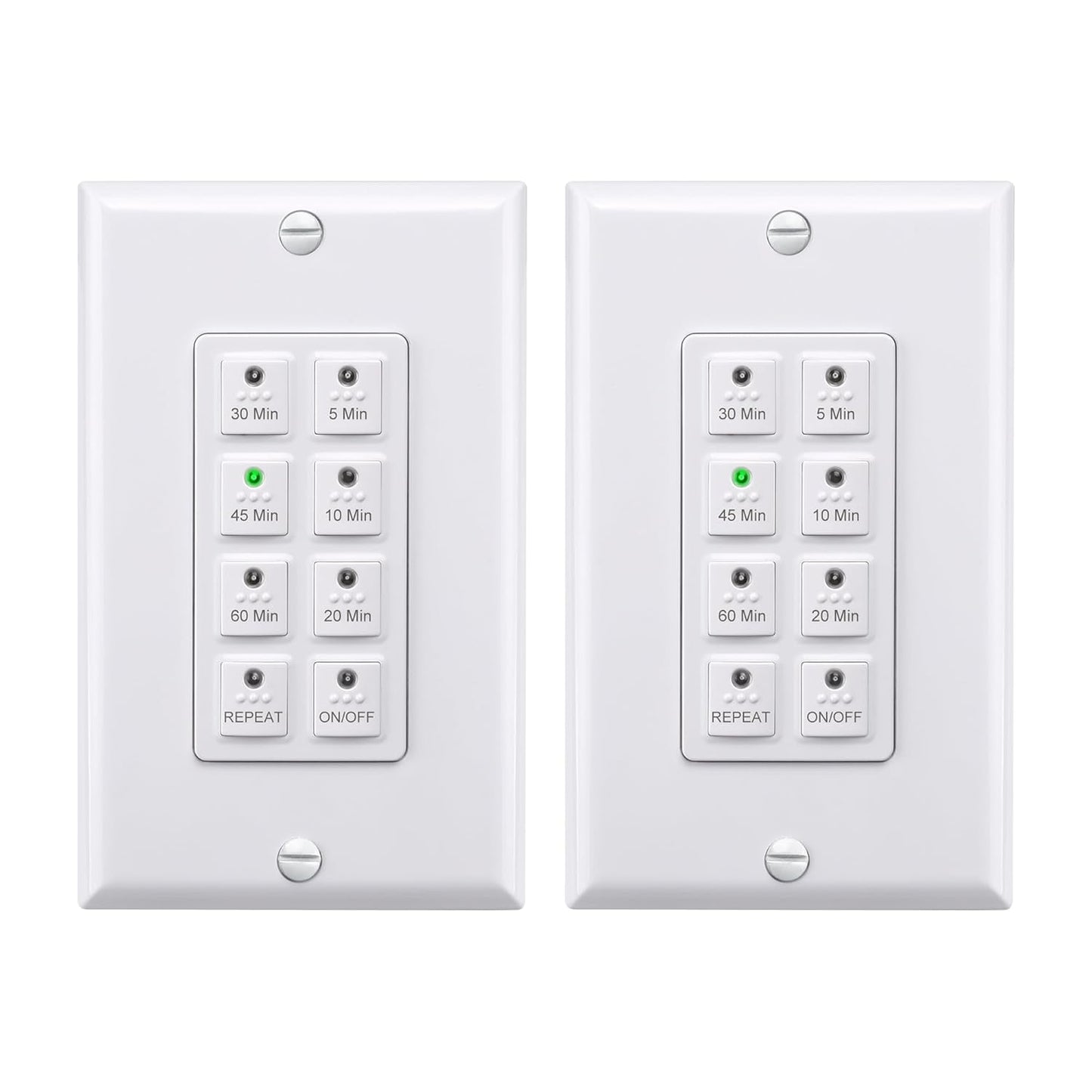 BN-LINK Countdown Digital Wall Timer Switch for Exhaust Fans
