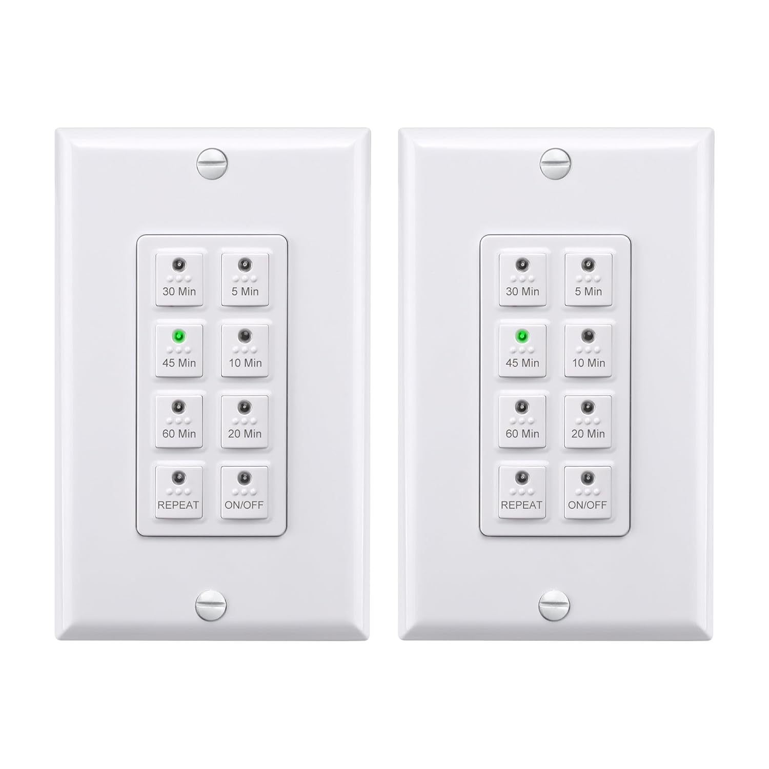 BN-LINK Countdown Digital Wall Timer Switch for Exhaust Fans