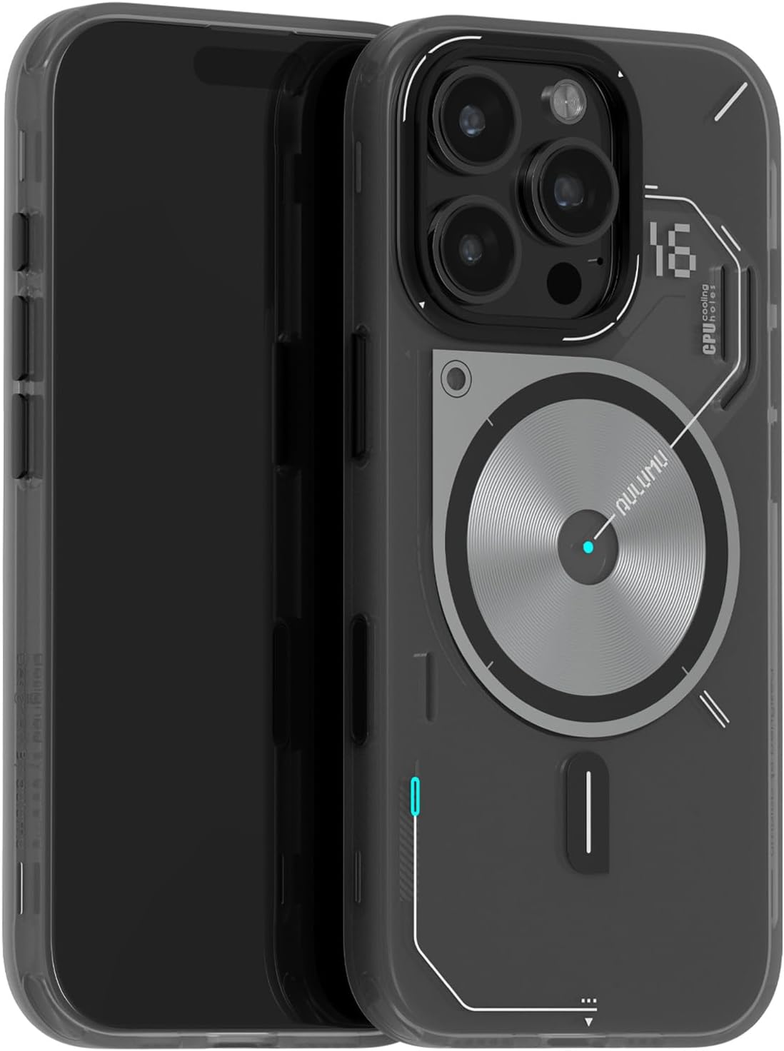 Aulumu A16 for iPhone 16 Pro Magnetic Thermal Case with IMD
