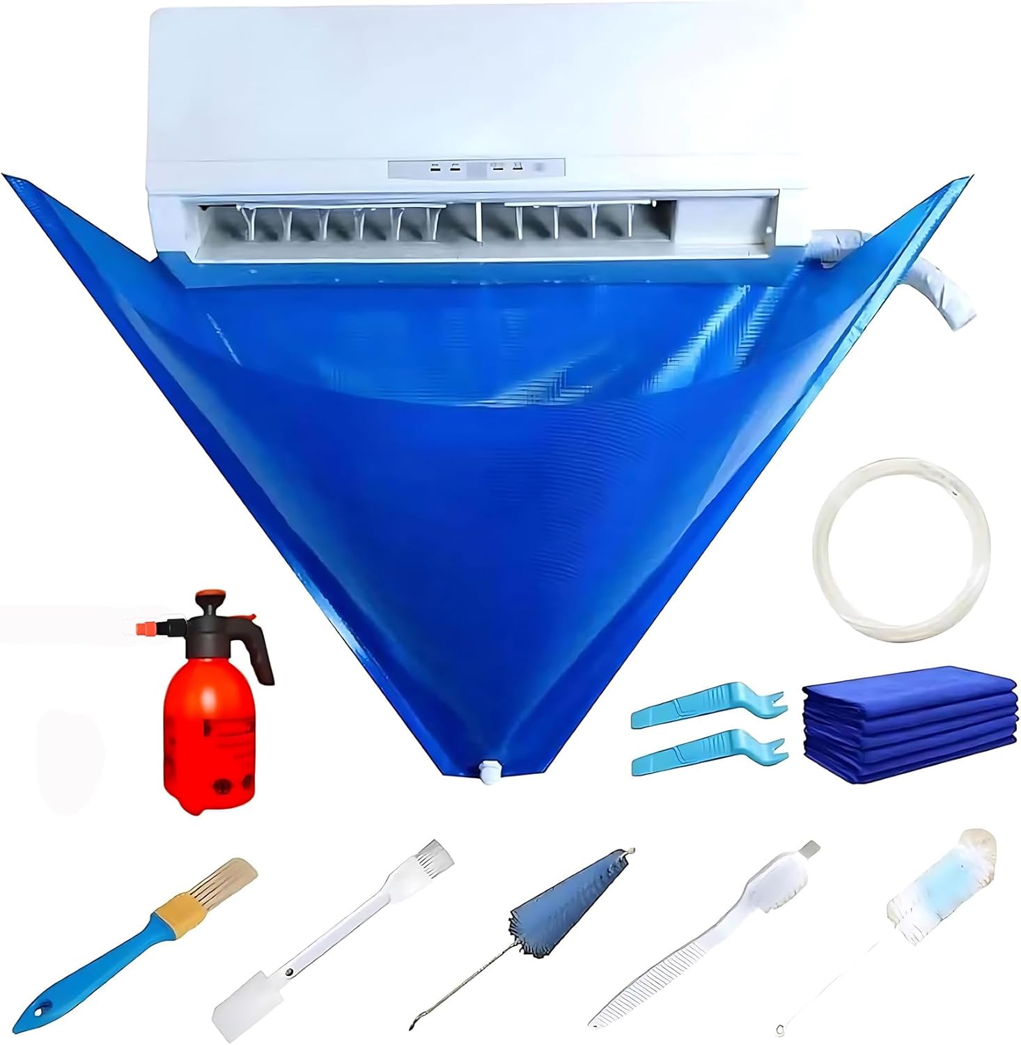 12 Pc Mini Split Cleaning Kit - Clean with Ease!