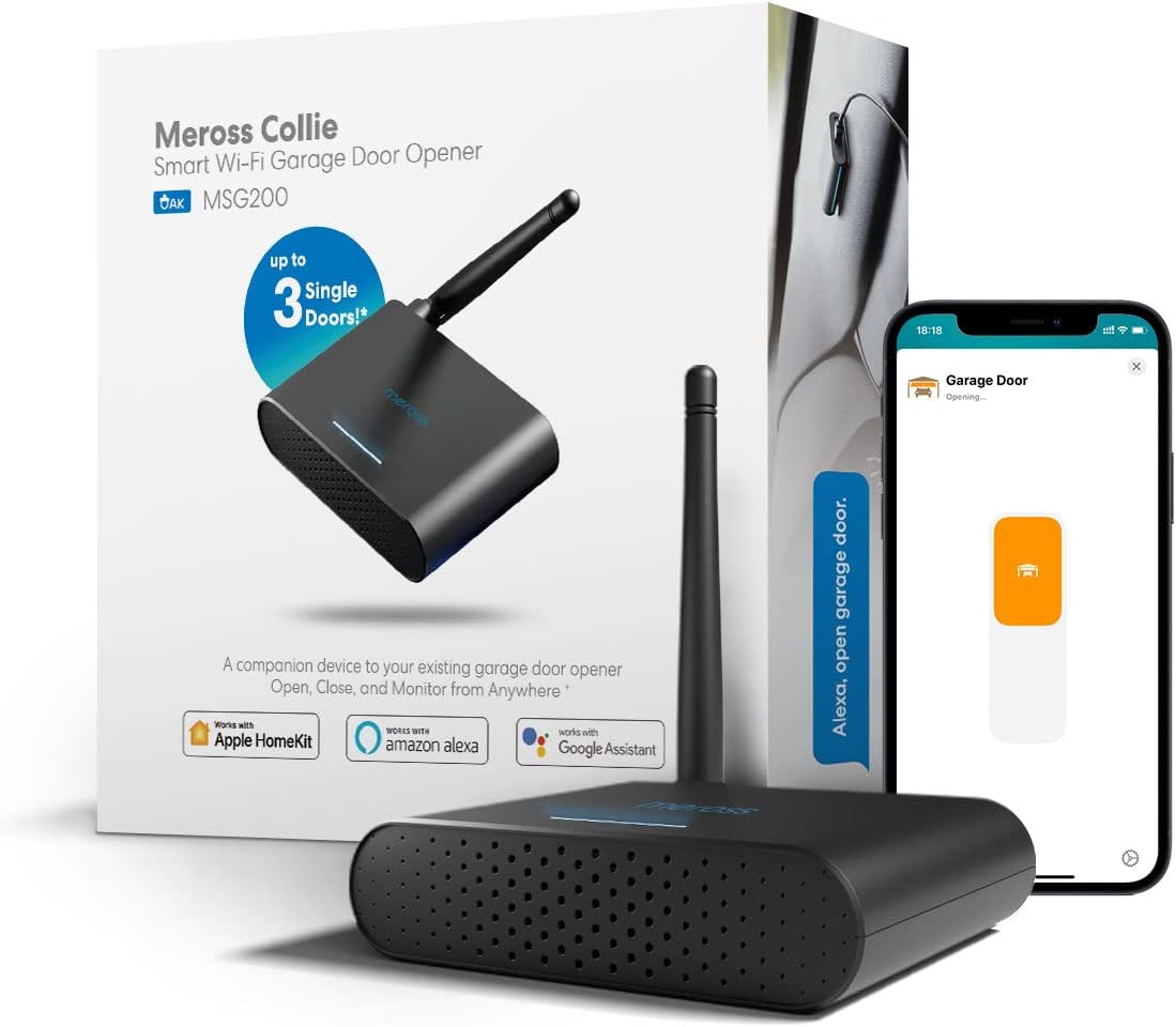 Smart Garage Door Opener Remote with External Antenna for Control