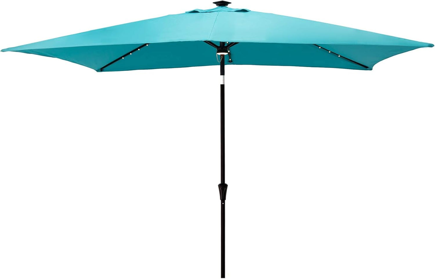 C-Hopetree Rectangular Outdoor Patio Umbrella with Lights