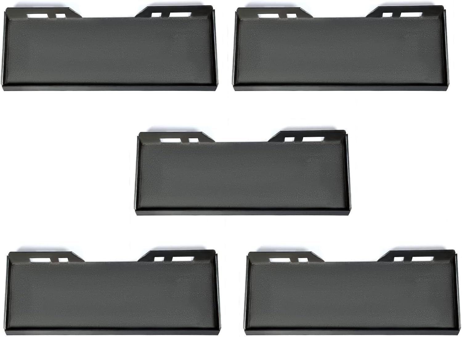 ECOTRIC 5Pcs 1/2in Skid Steer Mount Plate for Quick Tach Attachments
