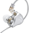 KZ ZAS 7BA+1DD Wired Earbuds with Hybrid Technology for Music