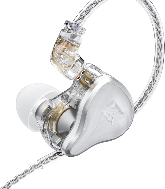 KZ ZAS 7BA+1DD Wired Earbuds with Hybrid Technology for Music