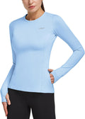 Thermal Shirts for Women Long Sleeve Fleece Tops - Warm Running Layer