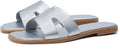 Black, White, Tan Open Toe Flat Sandals for Women - Comfortable Summer