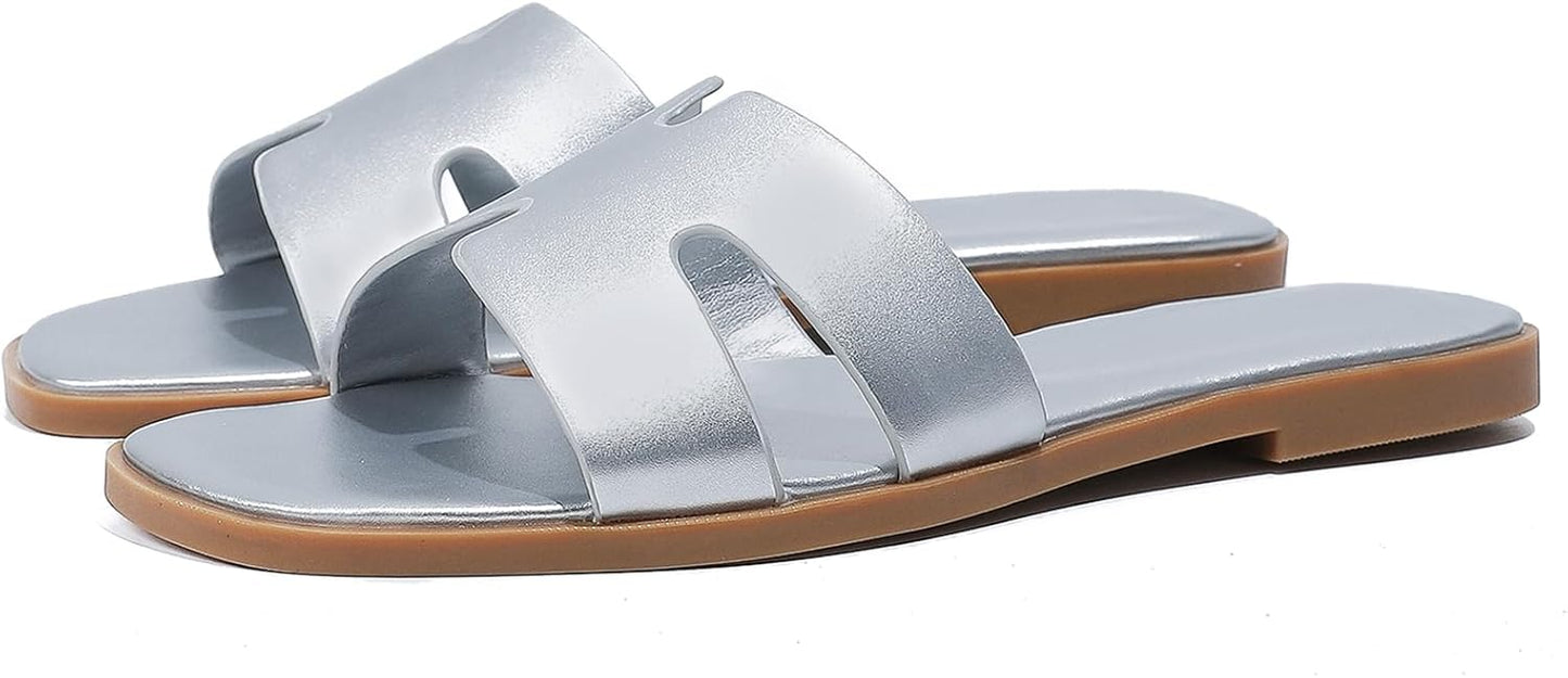 Stratuxx Kaze Open Toe Flat Dress Sandals for Women in Summer