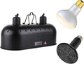 Dual Reptile Light Fixture - Dual Dome Heat Lamp for Reptiles