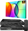 Video Wall Controller 2x2 4K Input Makes 4 TVs Into 1 Wall Display