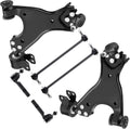 6PCS Front Lower Control Arms w Ball Joints Suspension Kit - Complete