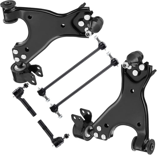 6PCS Front Lower Control Arms Suspension Kit for Buick Enclave