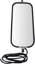 TRQ 16in x 7in Stainless Steel West Coast Mirror Peak Back Heated