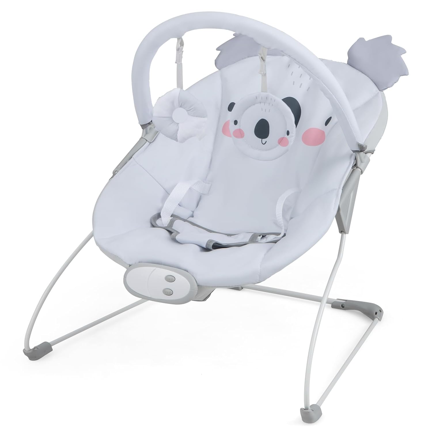 HONEY JOY Portable Baby Bouncer with Soothing Vibrations