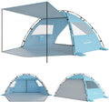Elegear Beach Tent Sun Shelter with Canopy - UPF 50+ Family Cabana