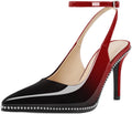 Soireelady Women's Slingback Heels Pointed Toe 3.5in - Beaded Pumps