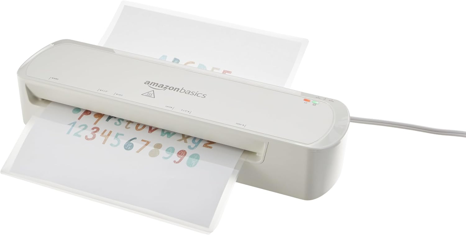 Fast Photo Cards Documents Laminator 9in White
