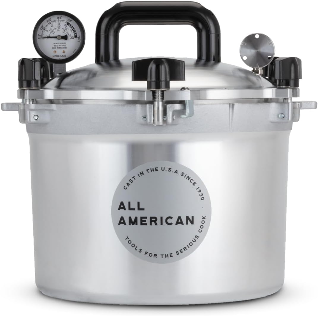 All American 10.5qt Pressure Cooker and Canner for Home Use