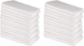100% Cotton Flour Sack Towels 24 Pack 27x27 in - Lint-Free Utility