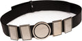 Silver Square Costume Belt - Adjustable Metal Accent Belt for Cosplay