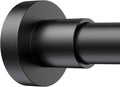 BRIOFOX Adjustable Shower Rod 18-78 Inch - Non Slip, Matte Black