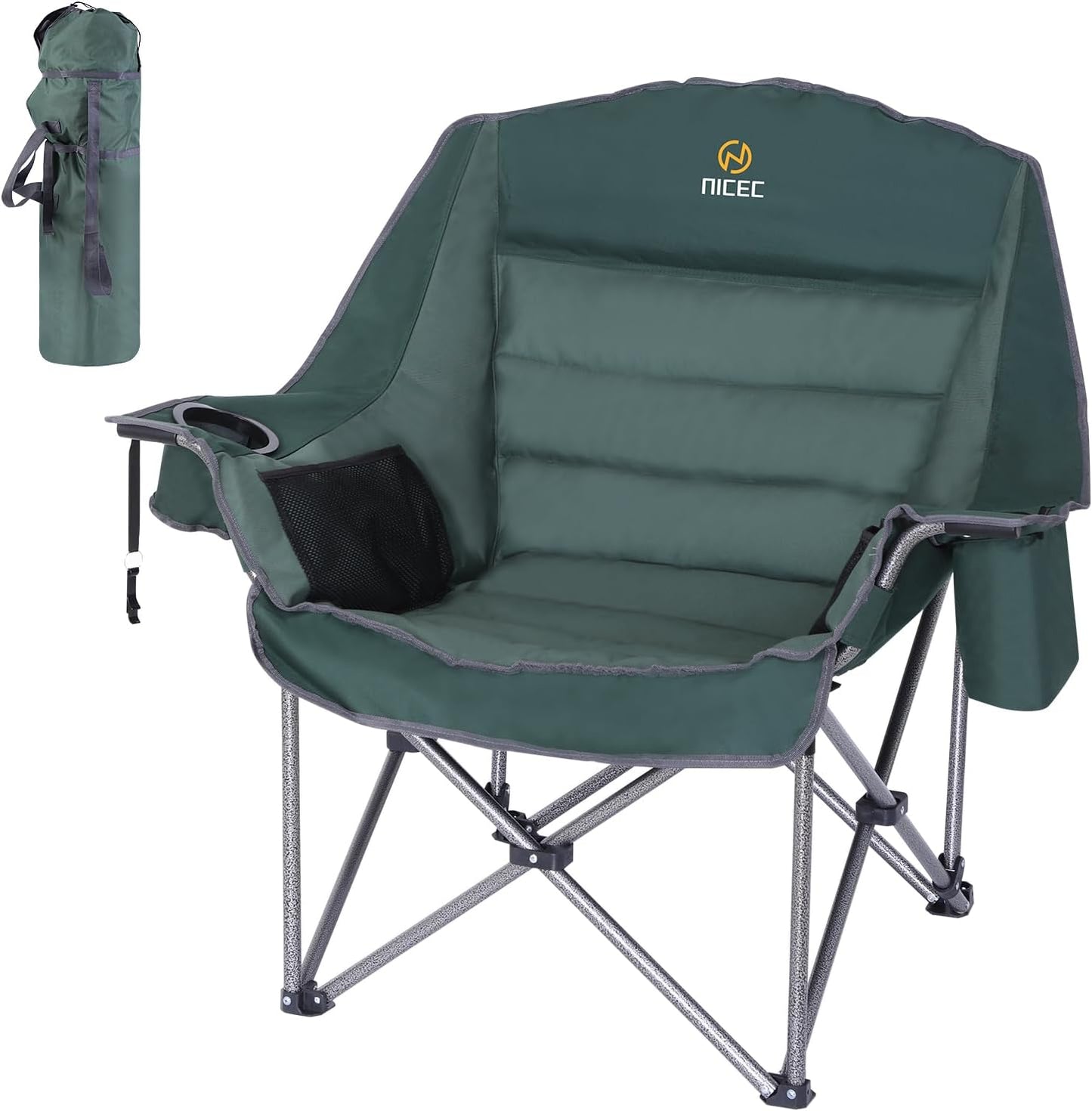 Oversized XL Padded Camping Chair for Ultimate Comfort
