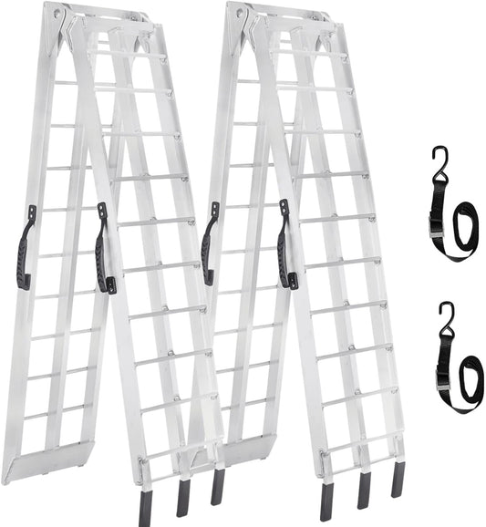 MAXIVMAN Loading Ramps 7.5FT Aluminum for Trucks and ATVs