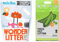 Michu Tofu Cat Litter Natural Clumping 5.5lb 2 Pack