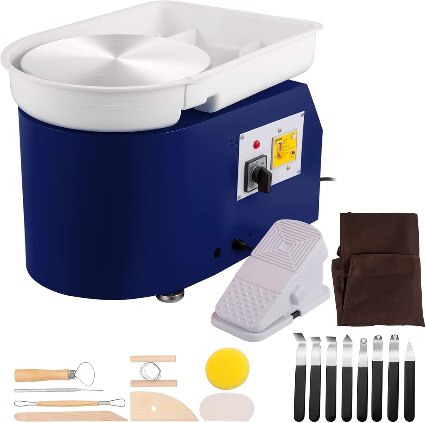 VEVOR 11in Pottery Wheel for Beginners and Adults - 350W Machine