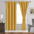 Blackout Curtains for Bedroom - Room Darkening Thermal Panels 42 x 72