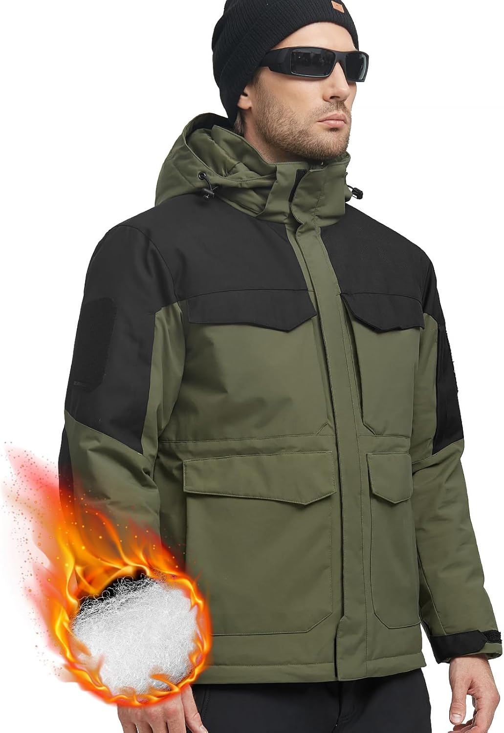 FREE SOLDIER Waterproof Ski Jacket: Warmth & Versatility