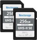 Nextorage 256GB 2pack SDXC UHS-II V60 - Fast 4K Card Bundle