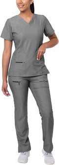 Adar Pro Breakthrough Plus Scrub Set for Women - Enhanced V-Neck Top