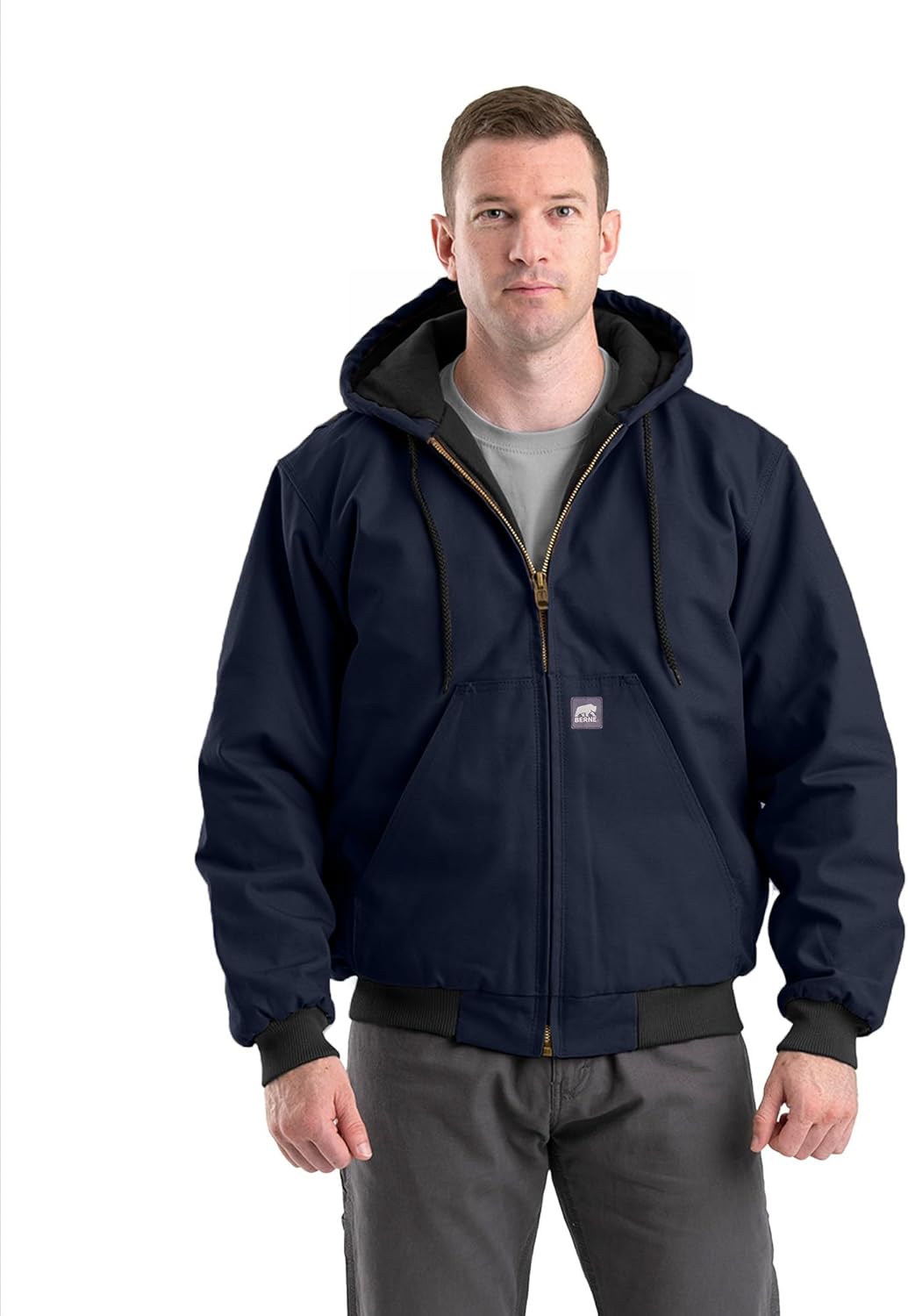 Berne Men's Heritage Duck Hooded Active Work Jacket Review