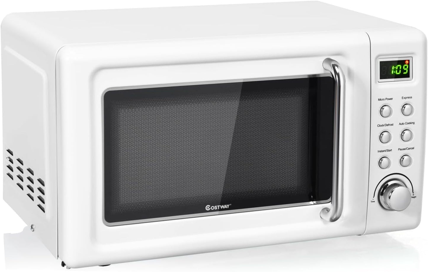 Costway Retro Microwave: Efficient 700W Power