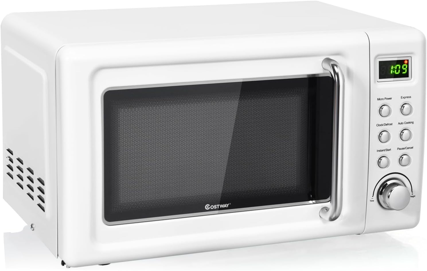 Costway Retro Microwave: Efficient 700W Power