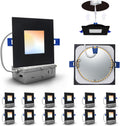 Adetu 4 in Square LED Recessed Lighting - Ultra Thin 5CCT