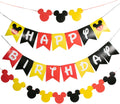 Mickey Style Happy Birthday Banner - Vibrant & Fun!