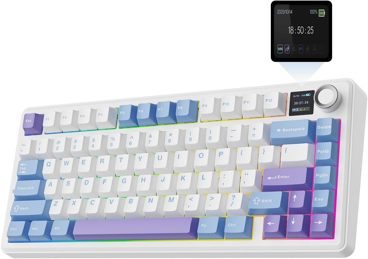 EPOMAKER X Aula F75 MAX Wireless Mechanical Keyboard Review