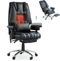 Big and Tall Office Chair with 6 Point Massage & Heating - Reclining