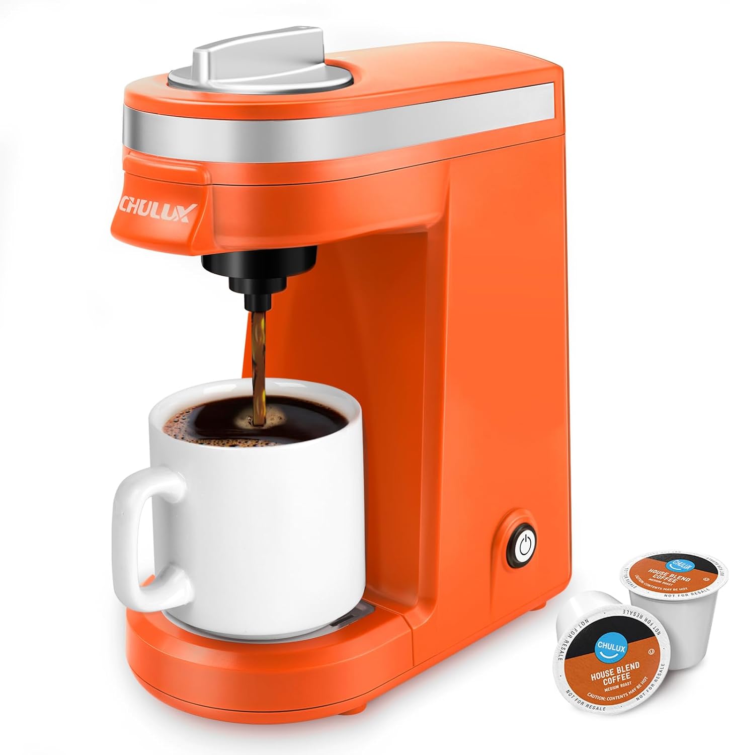 CHULUX Single Serve Coffee Maker for K Capsule - Compact & Efficient